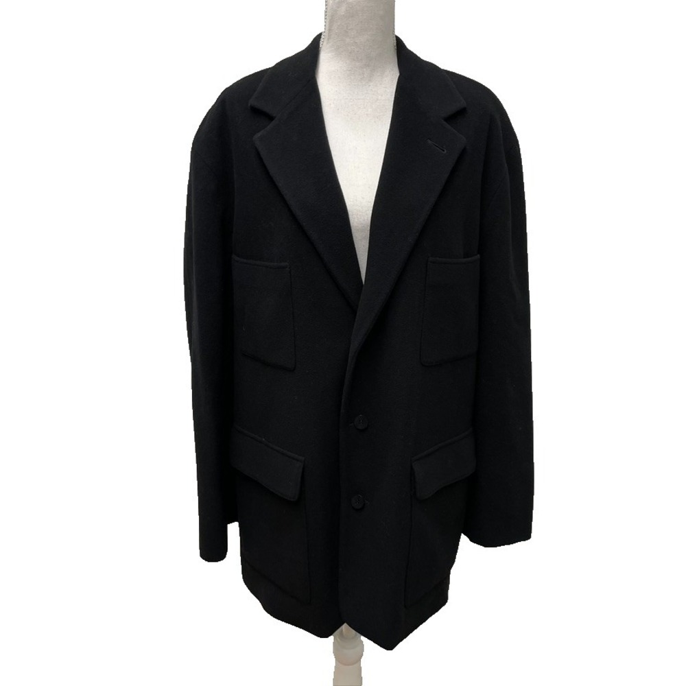 Briggs Providence Wool Overcoat Mens XL Black Outdoor Business Professional